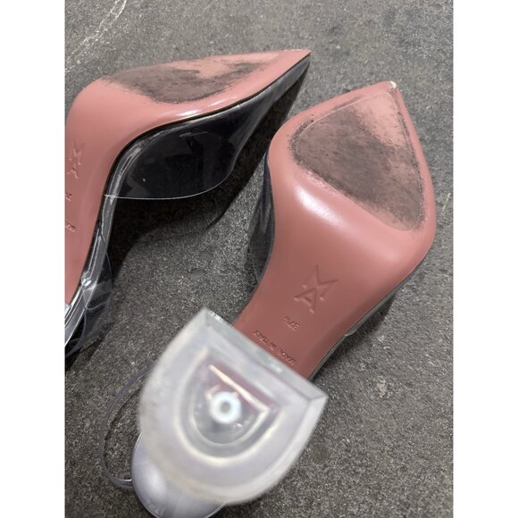 AMINA MUADDI Holli Glass Heels Transparent - Picture 10 of 10